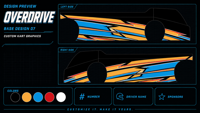 Pre-Designed Go-Kart Wrap Package